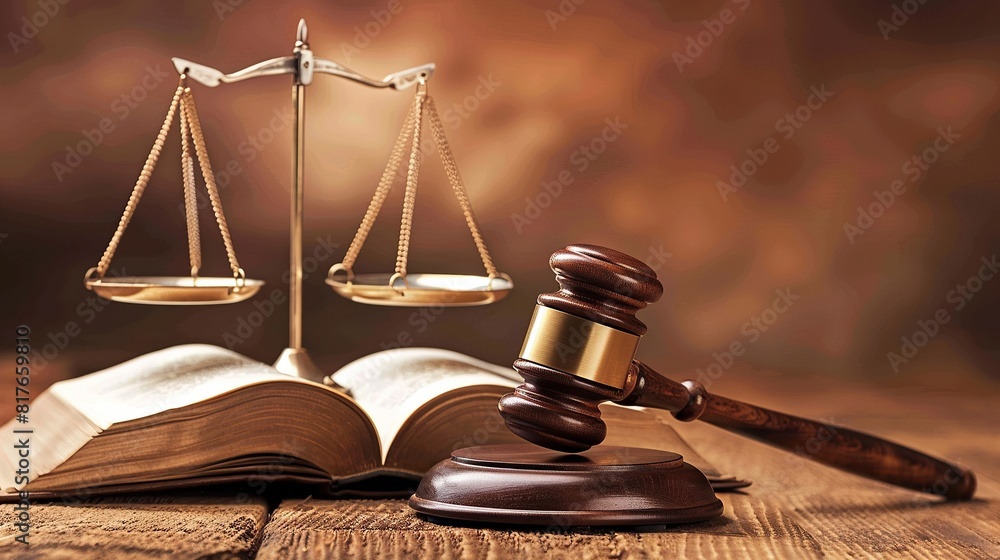 The gavel and scales of justice. Court and justice concept. The gavel and scales of justice. Court and justice concept.