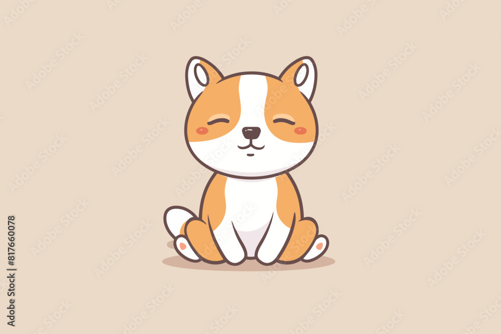 a small dog sitting down with its eyes closed a small dog sitting down with its eyes closed