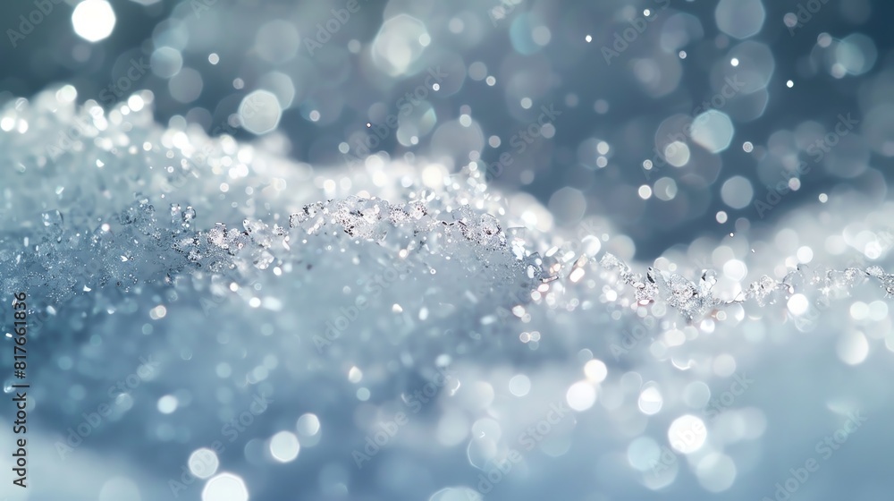 Focus on the sparkling crystals of sugar or salt up close Focus on the sparkling crystals of sugar or salt up close