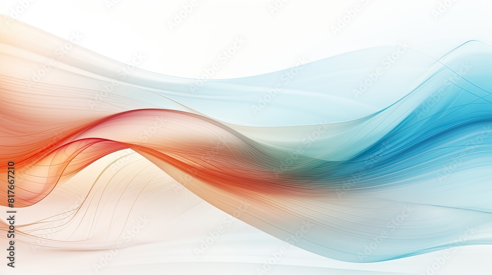 Modern 3D abstract design with flowing, lines and glass-like texture Modern 3D abstract design with flowing, lines and glass-like texture