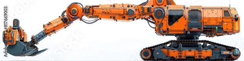 Highly Versatile Marine Construction Robot with Extendable Arms and Advanced Navigation Systems