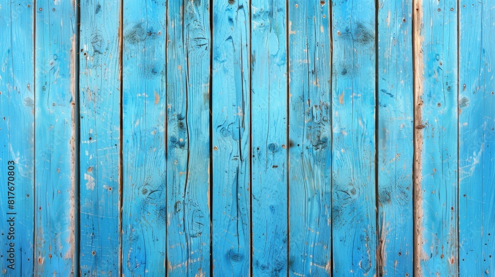 Blue wooden fence planks texture. Weathered wooden fence painted in blue color. Blue wooden fence planks texture. Weathered wooden fence painted in blue color.