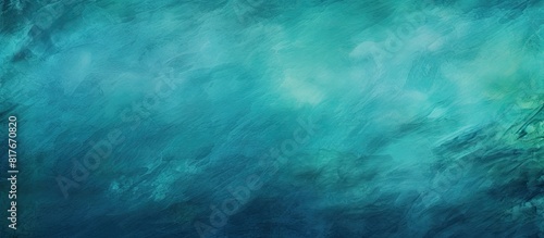 A copy space image showcasing a textured background in shades of blue and green