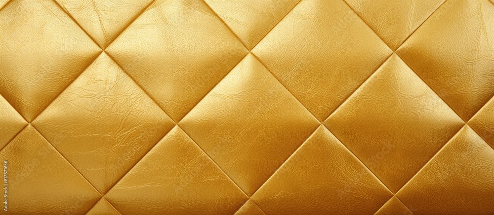 A closeup of a gold colored leather texture fills the background of the image leaving ample empty space for copy A closeup of a gold colored leather texture fills the background of the image leaving ample empty space for copy