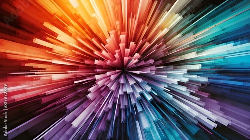 abstract art wallpaper with very colorful design