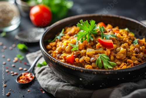 Basic lentil curry dish
