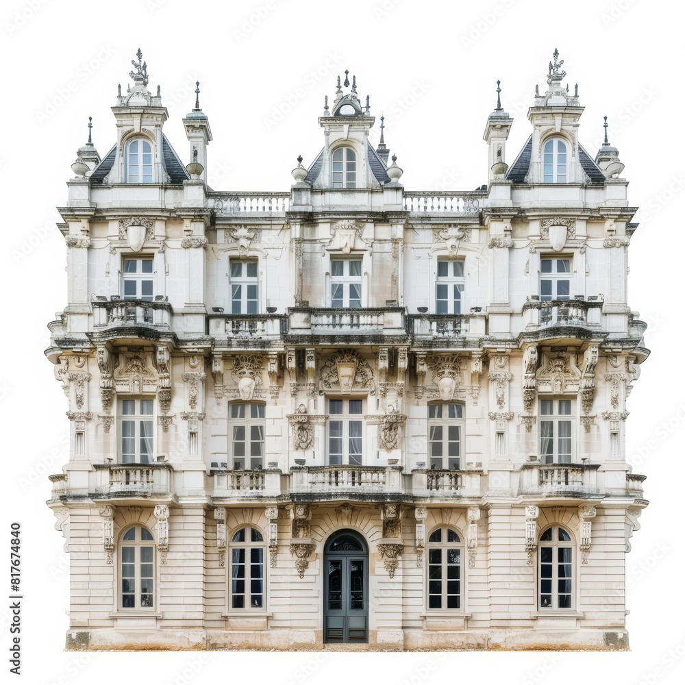 photo of a neo renaissance english manor house, big palace, 19th century, completely white background, isolated photo of a neo renaissance english manor house, big palace, 19th century, completely white background, isolated