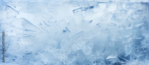 A scratched sheet of ice captured from a top down perspective offering ample copy space for images