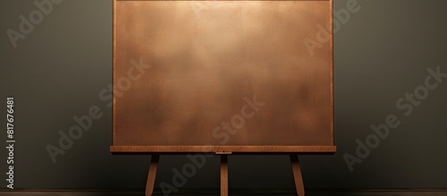A message board easel that serves as a decorative piece featuring an open plain board as a copy space image