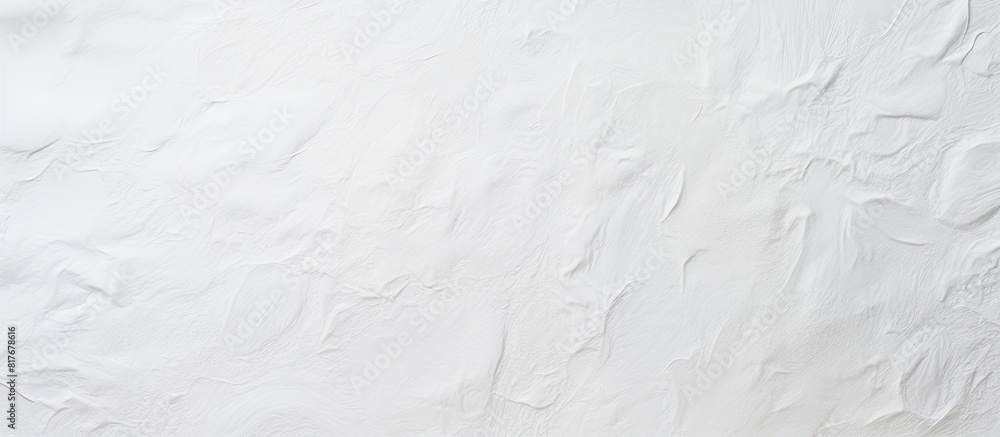 Fototapeta premium A textured background of white watercolor paper perfect for adding a copy space image