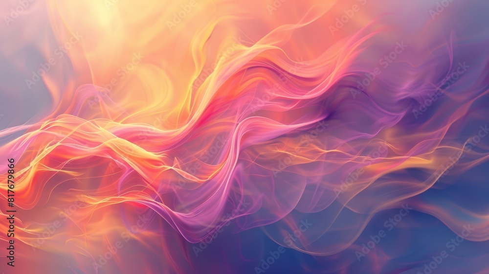 Obraz premium The image is an abstract painting