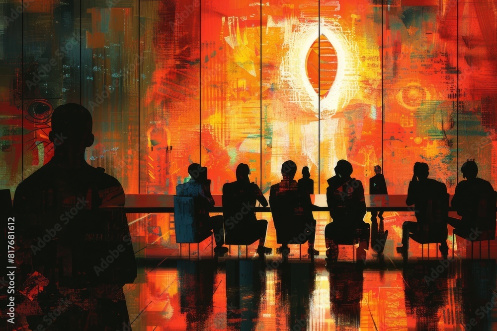A diverse group of people gathered around a table. Suitable for business meetings or family dinners A diverse group of people gathered around a table. Suitable for business meetings or family dinners