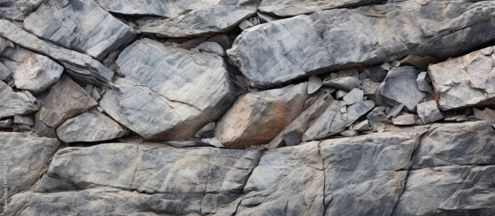 Obraz premium A rock background showing a pattern with copy space in the image