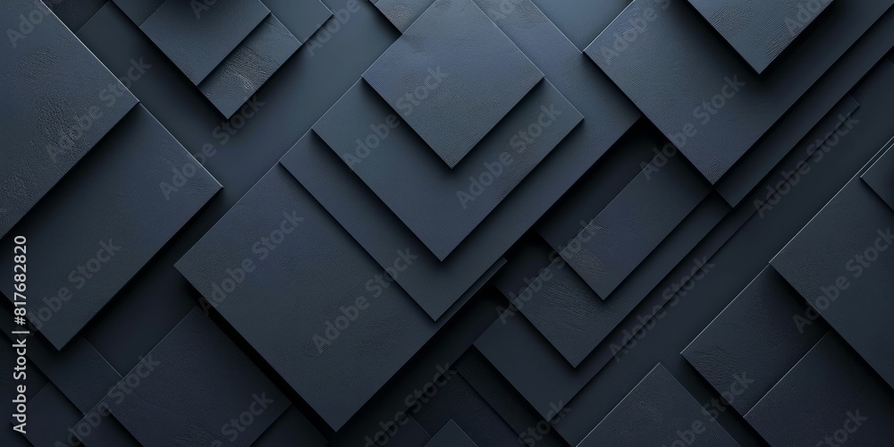 Dark background with geometric black squares and triangles arranged in a pattern Dark background with geometric black squares and triangles arranged in a pattern