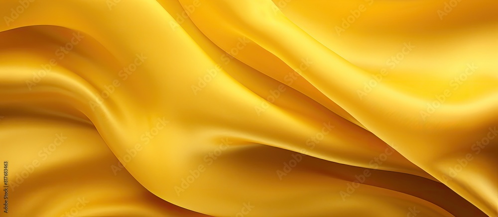 A vibrant yellow silk background captured in close up with ample copy space for any desired image A vibrant yellow silk background captured in close up with ample copy space for any desired image