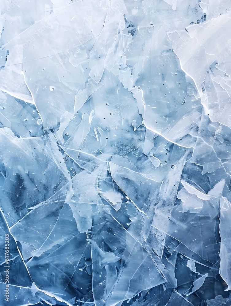 Obraz premium Winter Ice Texture Background