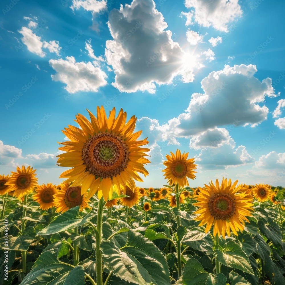 Obraz premium flower field