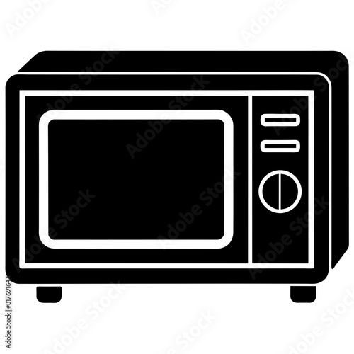 microwave oven vector