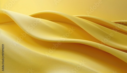 Curved lines dance elegantly on a smooth yellow surface  creating a sense of movement.