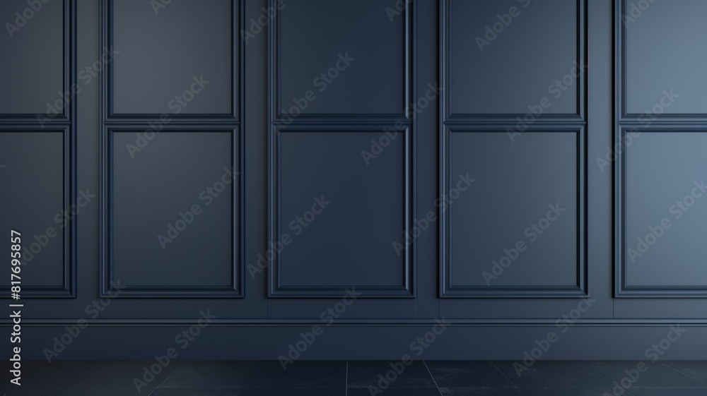 Modern dark wall paneling with subtle reflections Modern dark wall paneling with subtle reflections