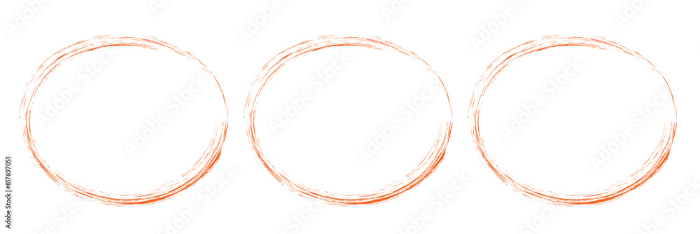 Hand drawn circle line sketch set isolated on white background. Vector circular scribble doodle round circles for message and for note mark . Vector illustration Hand drawn circle line sketch set isolated on white background. Vector circular scribble doodle round circles for message and for note mark . Vector illustration