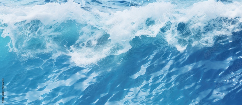 A copy space image depicting a turbulent water surface A copy space image depicting a turbulent water surface