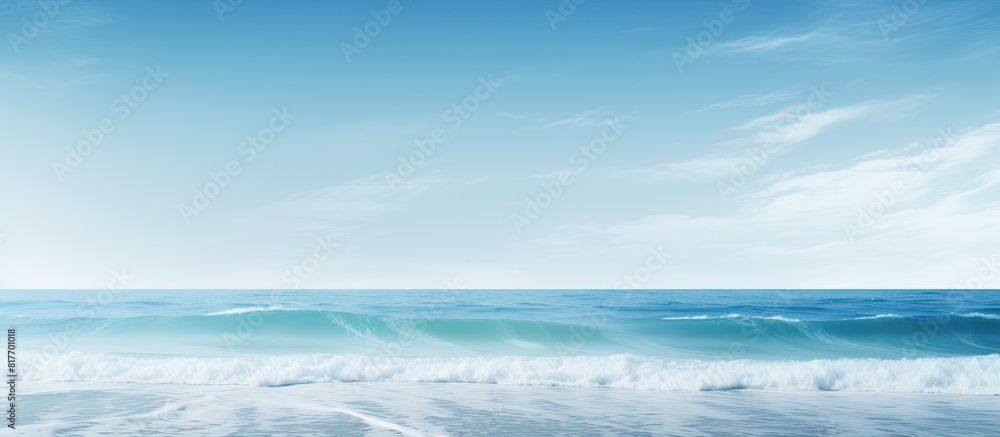 A copy space image featuring a backdrop of the ocean