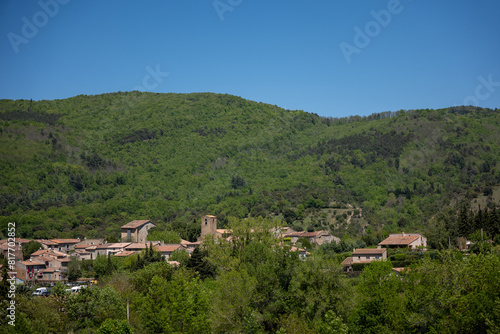 Wallpaper Mural village in the mountains village in region Bugarach Torontodigital.ca