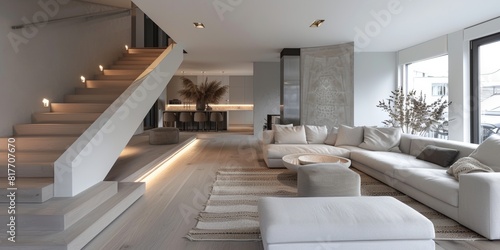 Scandinavian minimalist interior © tanapat