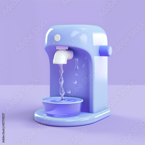 simple water purifer 3d icon photo