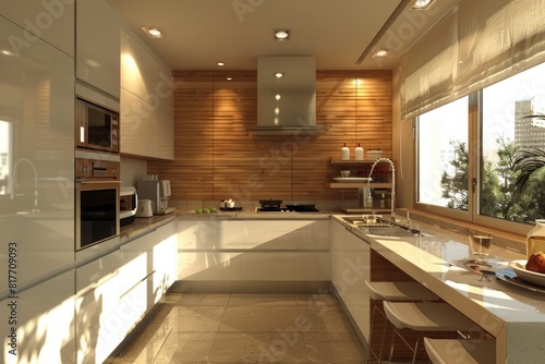 simple kitchen interior