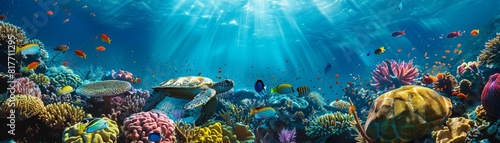 The Wonders of the Coral Reef: A Vivid Tapestry of Marine Life photo