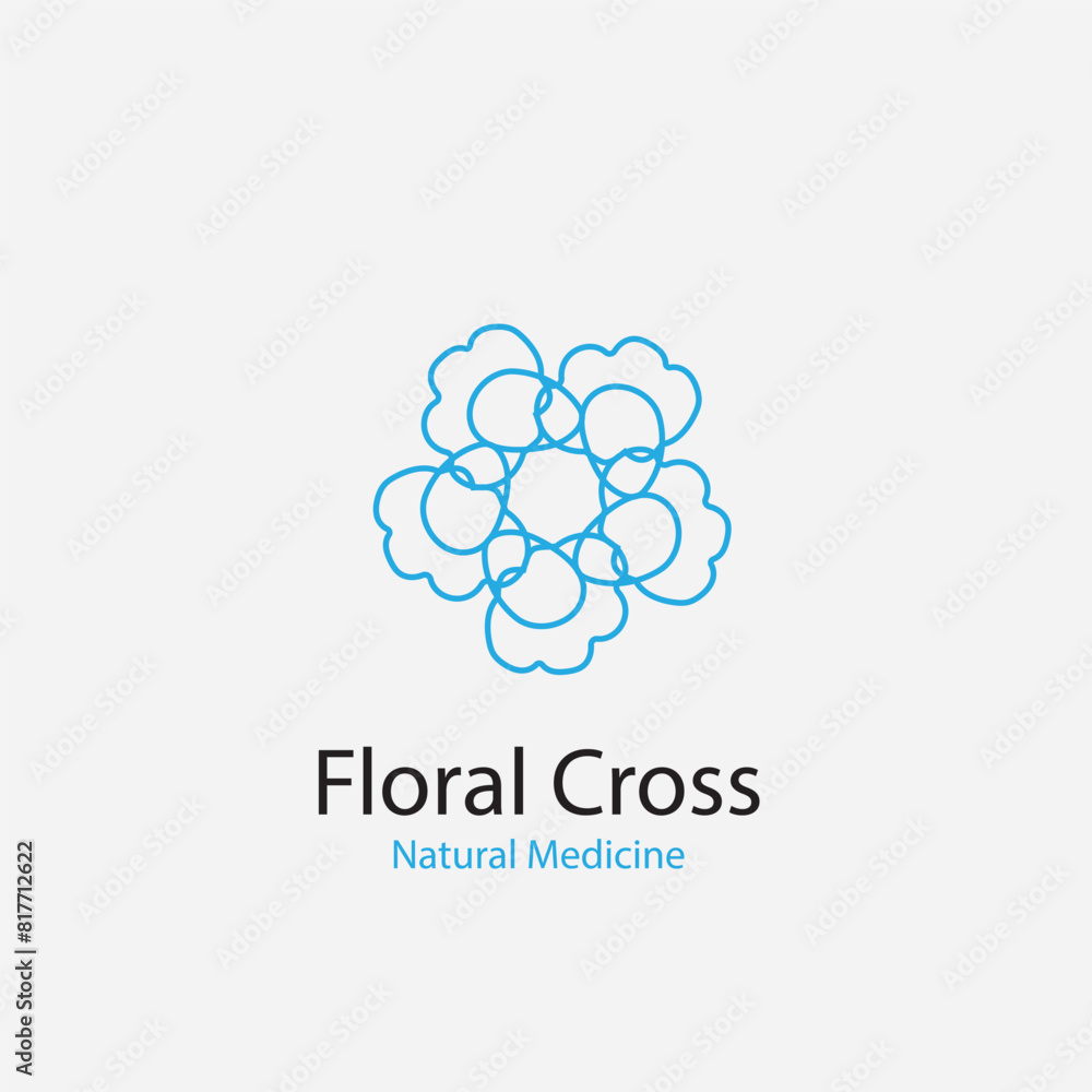 Abstract symbol of logo, Design for Natural Medicine Hospital Medical emergency logo design, logotype for medical pharmacy.vector floral illustration.eps 10. Abstract symbol of logo, Design for Natural Medicine Hospital Medical emergency logo design, logotype for medical pharmacy.vector floral illustration.eps 10.