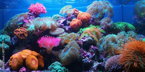 Ocean coral reef with vibrant colors © tanapat