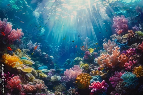 Ocean coral reef