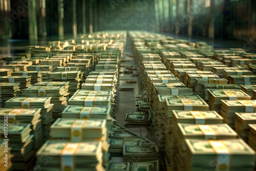 Billion dollar. money background photo