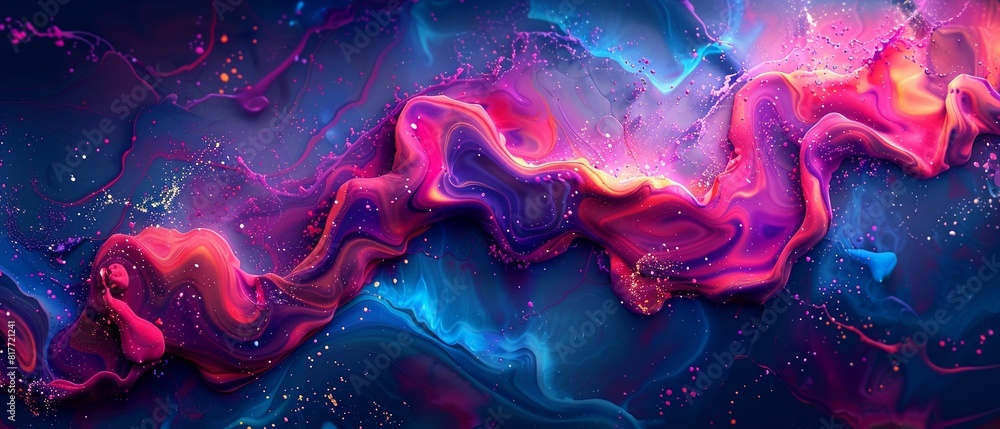 Colourful liquid patterns created from minimal ink blobs, designed with a cool, artistic flair suitable for graphic textiles and wallpapers 8K , high-resolution, ultra HD,up32K HD Colourful liquid patterns created from minimal ink blobs, designed with a cool, artistic flair suitable for graphic textiles and wallpapers 8K , high-resolution, ultra HD,up32K HD