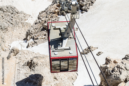 funicular goes up the mountains