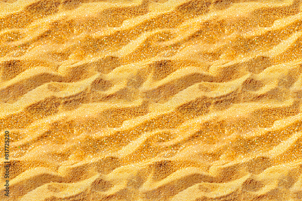 A sandy beach with a wave pattern A sandy beach with a wave pattern