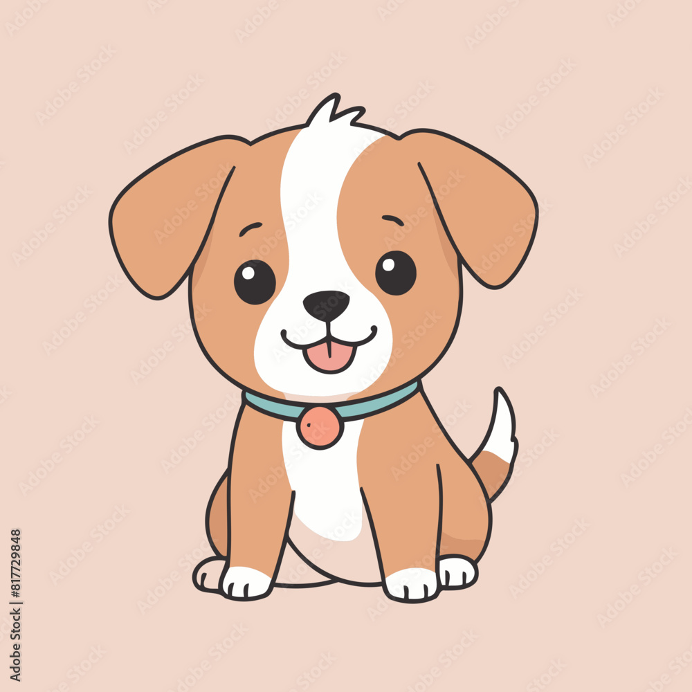 Cute Puppy for children story book vector illustration Cute Puppy for children story book vector illustration