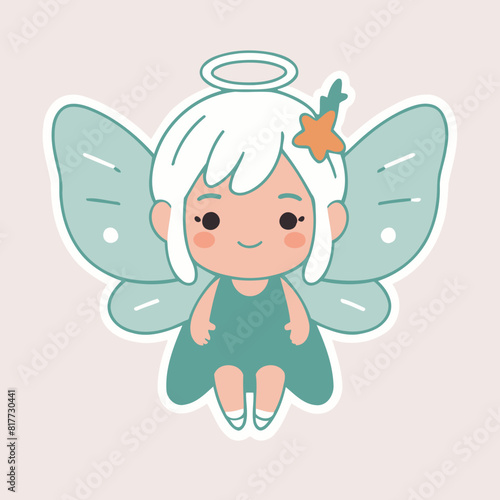 Vector illustration of a sweet Fairy for youngsters' imaginative journeys