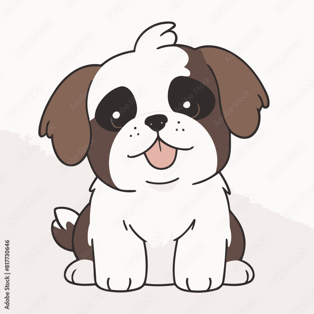 Cute Dog for toddlers vector illustration Cute Dog for toddlers vector illustration