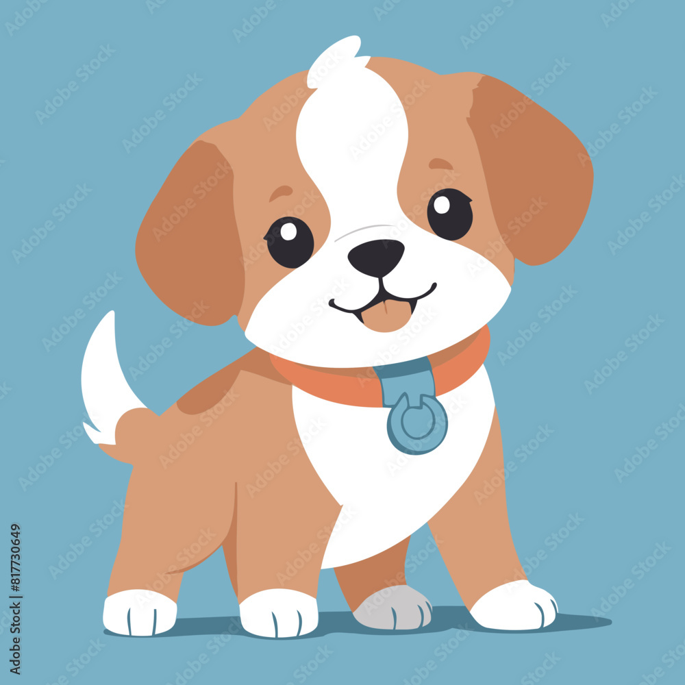 Cute Puppy for children's literature vector illustration Cute Puppy for children's literature vector illustration