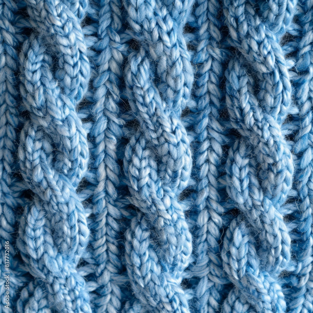 Cozy knitted fabric texture