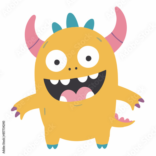Cute Monster vector illustration for children