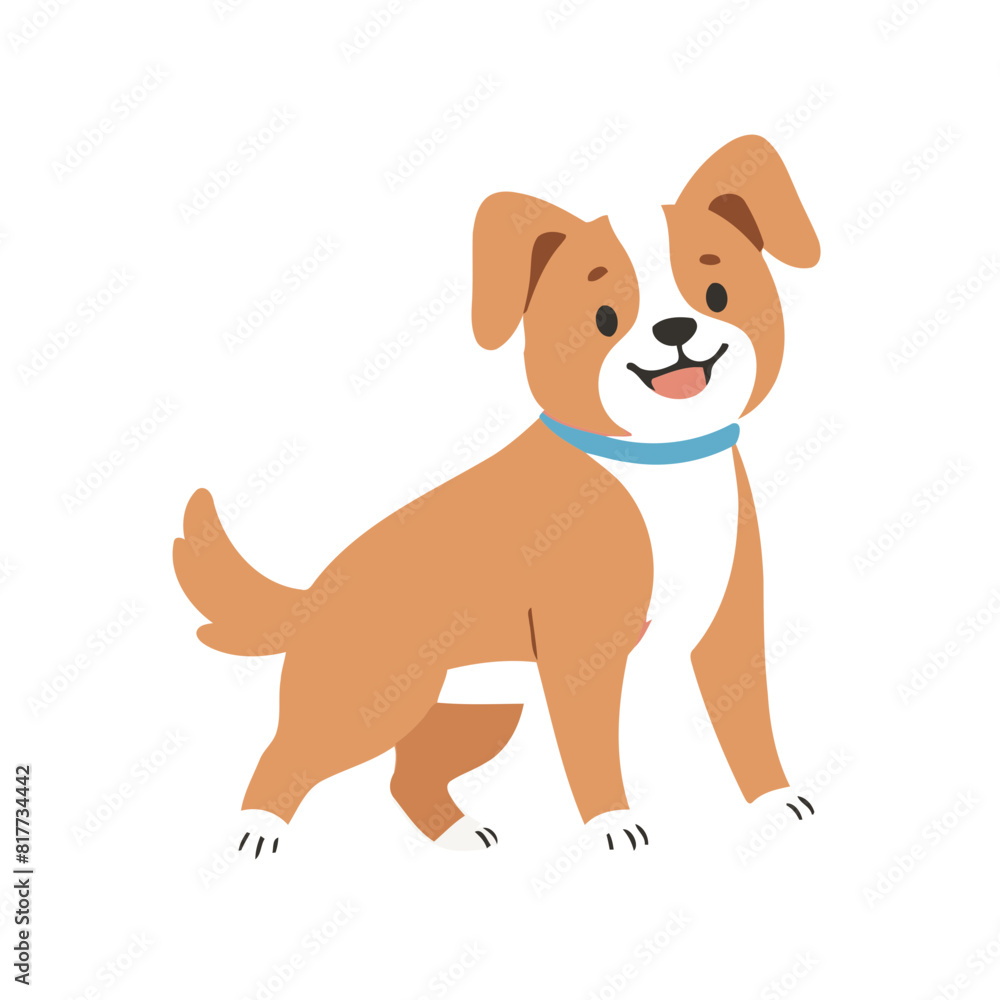 Vector illustration of a cute Dog for kids Vector illustration of a cute Dog for kids