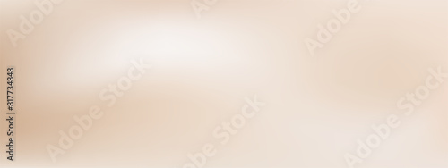 Soft beige, nude gradient background vector illustration. Simple neutral blurred gradient texture