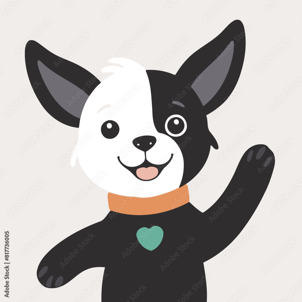 Cute vector illustration of a Dog for toddlers story books Cute vector illustration of a Dog for toddlers story books