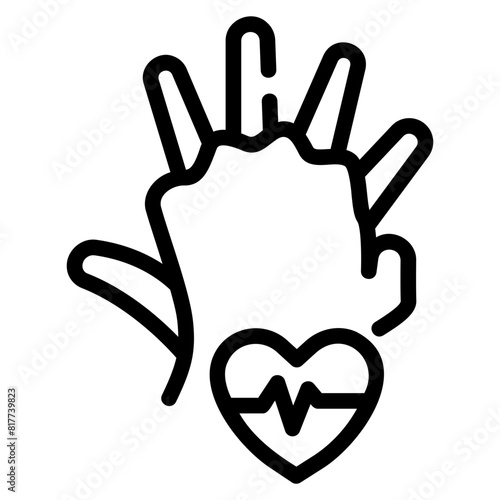cpr outline icon
