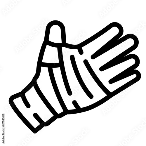 bandage outline icon